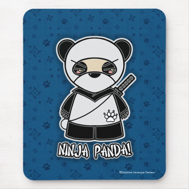 Ninja Panda! Mousepad (Front)