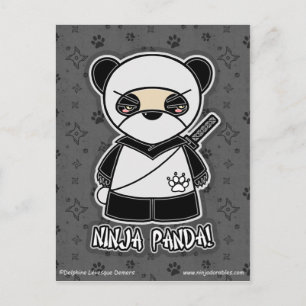 Ninja Panda! Postcard