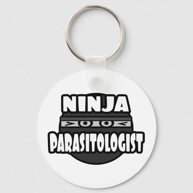 Ninja Parasitologist Key Ring (Front)