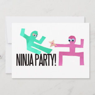 Ninja Party Invitation