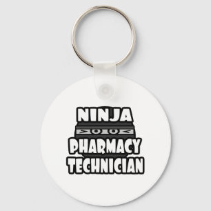 Ninja Pharmacy Technician Key Ring