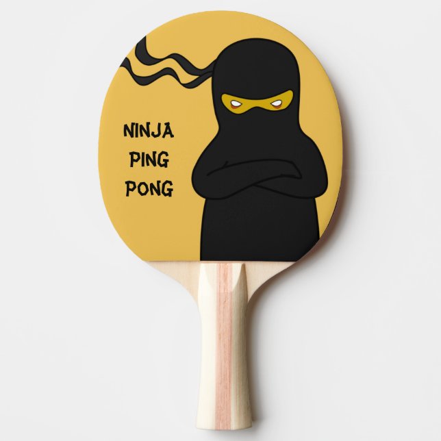 Ninja Ping Pong Paddle (Front)