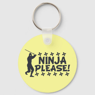 Ninja Please Key Ring