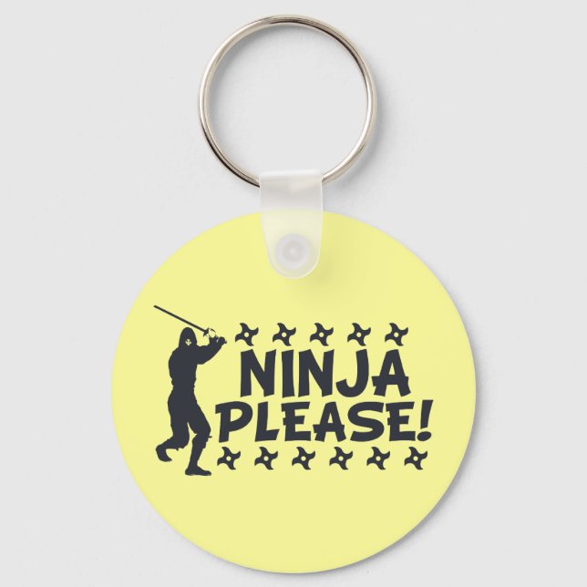 Ninja Please Key Ring (Front)