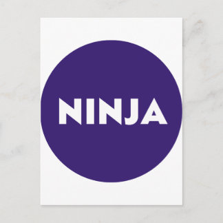 Ninja Postcard
