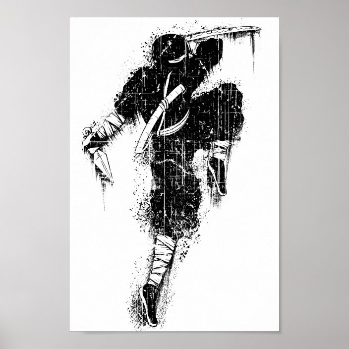 Ninja Poster | Zazzle.co.uk