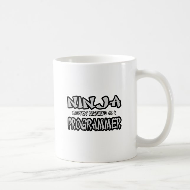 Ninja...Programmer Coffee Mug (Right)