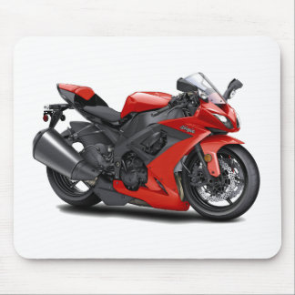 Ninja Red Bike Mouse Mat