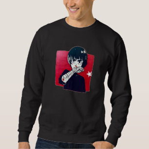 Ninja Samurai Fighter Training Hard Boxing Guy Boy Sweatshirt