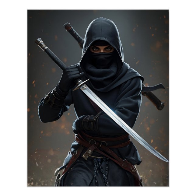 Ninja Samurai Poster (Front)