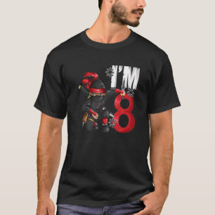 Ninja Shadow Warrior I'm Nine I'm 9 Years Old T-Shirt