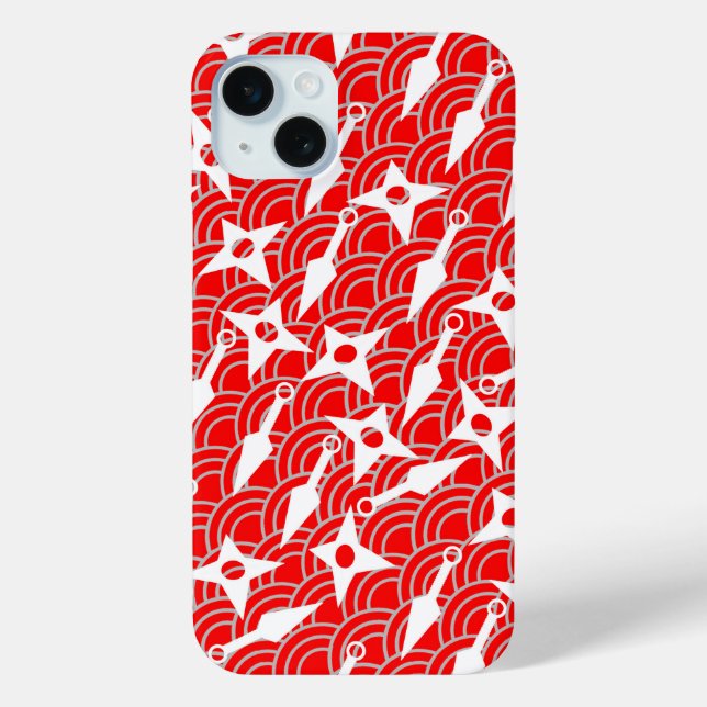 Ninja Shuriken and Kunai Design Case-Mate iPhone Case (Back)