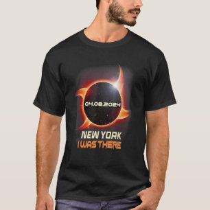 Ninja Shuriken Total Solar Eclipse 2024 New York T-Shirt