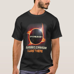 Ninja Shuriken Total Solar Eclipse 2024 Quebec Can T-Shirt