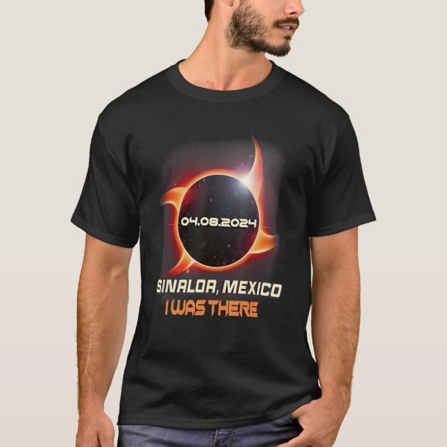 Ninja Shuriken Total Solar Eclipse 2024 Sinaloa Me T-Shirt (Front)