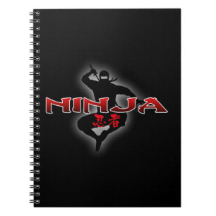 Ninja Silhouette Notebook