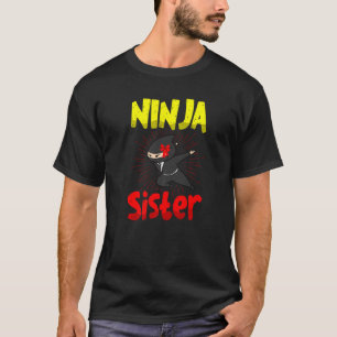 Ninja Sister Japanese Mercenary Shinobi Kunai Shur T-Shirt