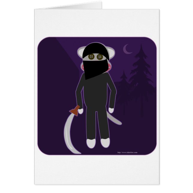 Ninja Sock Monkey (Front)