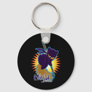 Ninja Squirrel Key Ring