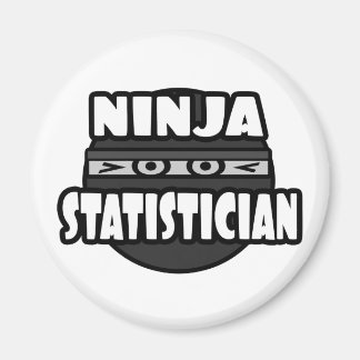 Ninja Statistician Magnet