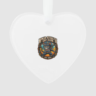Ninja Stealth Cat Cat Mum Gift Idea - Ninja Stealt Ornament