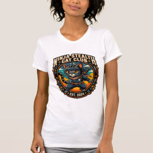 Ninja Stealth Cat Cat Mum Gift Idea - Ninja Stealt T-Shirt