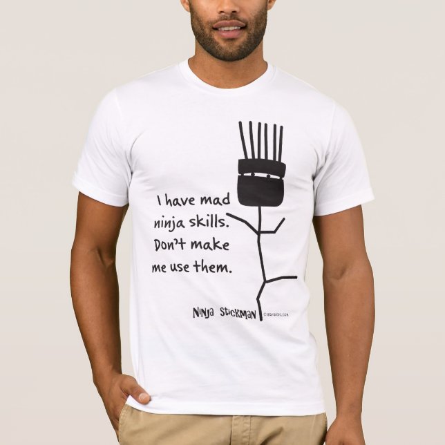 Ninja Stickman T-Shirt (Front)
