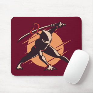 Ninja Super Warrior - Kids Cartoon Design Mouse Mat