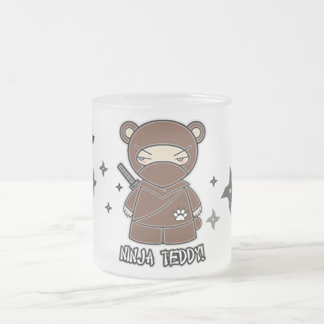Ninja Teddy! With Shurikens Mug (Center)