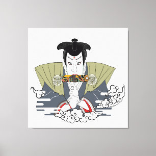 Ninja Ukiyo-e Art Canvas Print