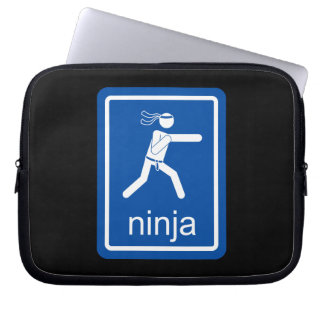 ninja universal sign. laptop sleeve