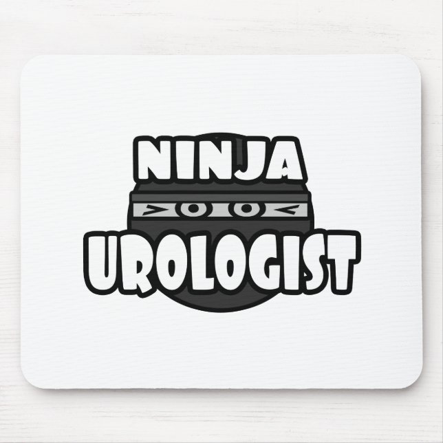 Ninja Urologist Mouse Mat (Front)