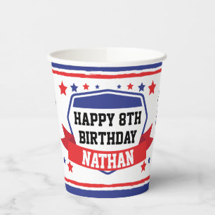 Ninja Warrior Boys Birthday Party Paper Cups