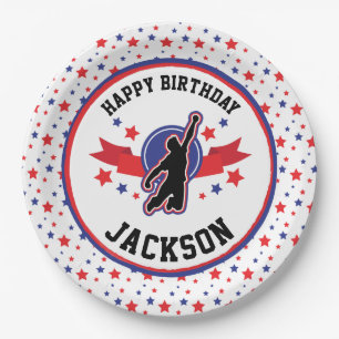 Ninja Warrior Boys Party Paper Plate