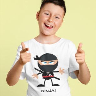 Ninja Warrior Cartoon T-Shirt