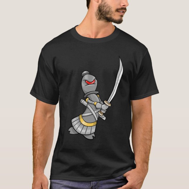 Ninja Warrior Chess Bishop T-Shirt (Front)