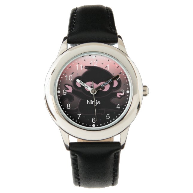 Ninja Warrior Cute Kids Watch (Front)