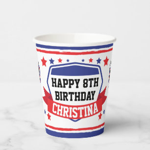 Ninja Warrior Girls Birthday Party Paper Cups