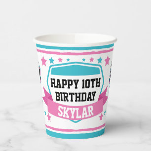 Ninja Warrior Girls Birthday Party Paper Cups