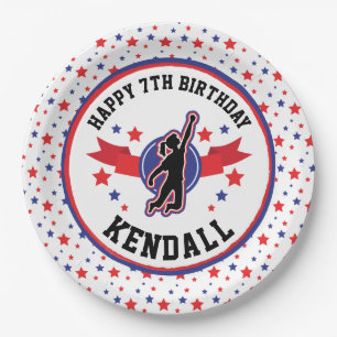 Ninja Warrior Girls Birthday Party Paper Plate