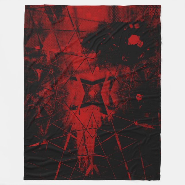 Ninja Weapon Fleece Blanket (Front)