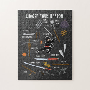 Ninja Weapons Jigsaw Puzzle