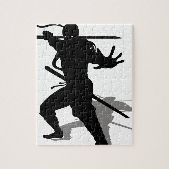 Ninja with shade jigsaw puzzle (Vertical)