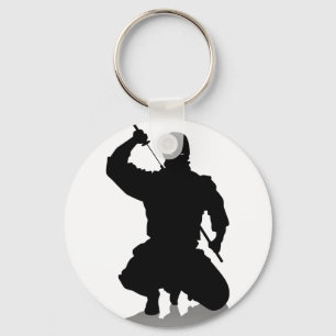 Ninja with Sword Key Ring