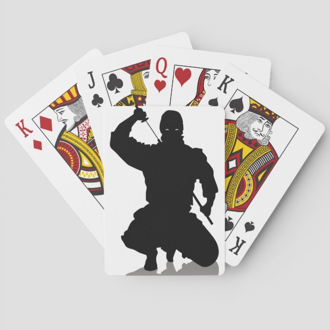 Ninja with Sword Playing Cards (Back)