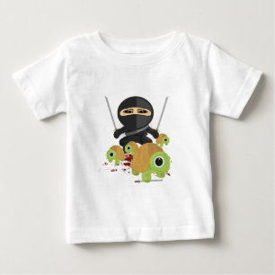 Ninja with Turtles Baby T-Shirt