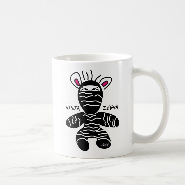 Ninja Zebra Mug (Right)