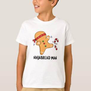 Ninjabread Man Funny Gingerbread Pun  T-Shirt