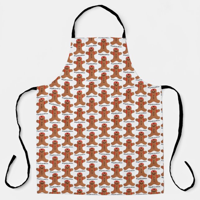 Ninjabreadman biscuit (cookie) apron (Front)