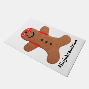 Ninjabreadman biscuit (cookie) doormat